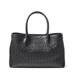 London Woven Leather Tote Bag
