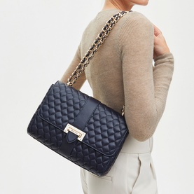 Lottie Large Quilted Shoulder Bag