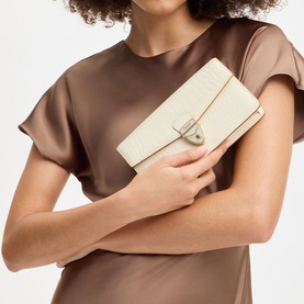 Mayfair&reg; 2 Patent-Croc Clutch Bag