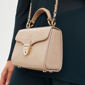Mayfair&reg; Patent-Croc Mini Crossbody Bag