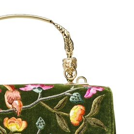 Mayfair&reg; Embroidered Birds of Paradise Midi Crossbody Bag