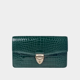 Mayfair&reg; 2 Patent-Croc Clutch Bag