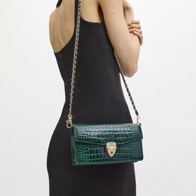 Mayfair&reg; 2 Patent-Croc Clutch Bag
