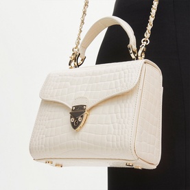 Mayfair&reg; Patent-Croc Midi Crossbody Bag