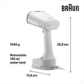 QuickStyle 5 Garment Steamer White Purple