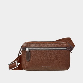 Reporter Compact Grained Leather Crossbody Bag