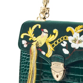 Mayfair&reg; Embroidered Bird of Paradise Midi Crossbody Bag