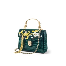 Mayfair&reg; Embroidered Bird of Paradise Midi Crossbody Bag