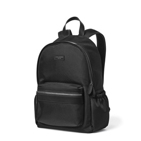 Leather-Trim Backpack