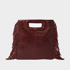 M Fringed Leather Bag