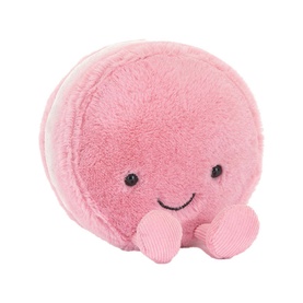 Amuseables Mia Macaron Framboise 12cm