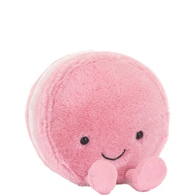 Amuseables Mia Macaron Framboise 12cm