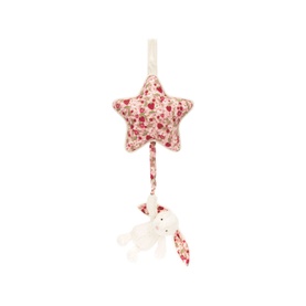 Blossom Cream Bunny 'Berry' Musical Pull 30cm