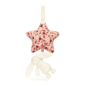 Blossom Cream Bunny 'Berry' Musical Pull 30cm