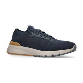 Knit Lace-Up Trainers