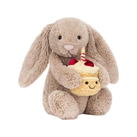 Bashful Beige Birthday Bunny 31cm