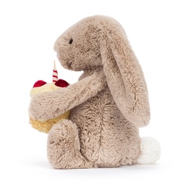 Bashful Beige Birthday Bunny 31cm