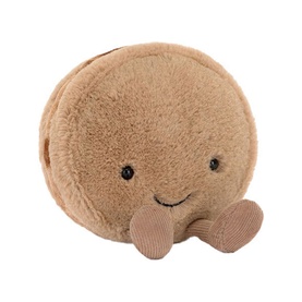 Amuseables Mona Macaron Chocolate 12cm