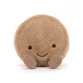 Amuseables Mona Macaron Chocolate 12cm