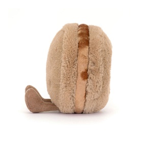 Amuseables Mona Macaron Chocolate 12cm