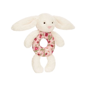 Blossom Bunny 'Berry' Ring Rattle 18cm
