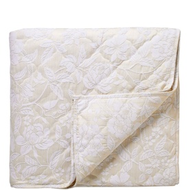 Pyramus Quilted Throw Gold