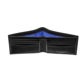 Grained Leather Billfold Wallet