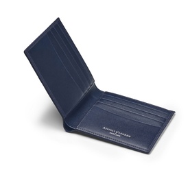 Grained Leather Billfold Wallet