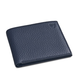 Grained Leather Billfold Wallet