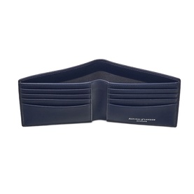 Grained Leather Billfold Wallet