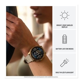 Fenix 8 43mm AMOLED Glass Whitestone