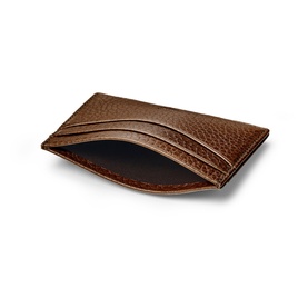 Slim Grained Leather Cardholder