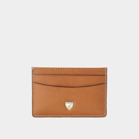 Smooth Shield Logo Leather Cardholder