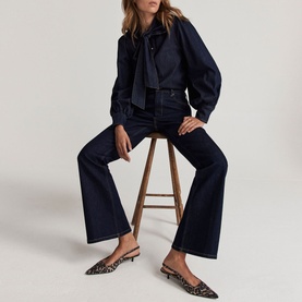 High-Rise Flared Jeans