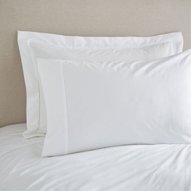 400 Thread Count Standard Pillowcase White