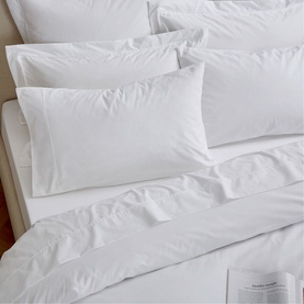 400 Thread Count Oxford Pillowcase White