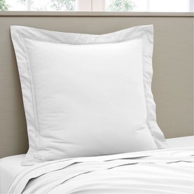 400 Thread Count Square Pillowcase White