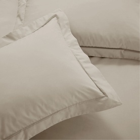 400 Thread Count Pillowcase Oxford Taupe