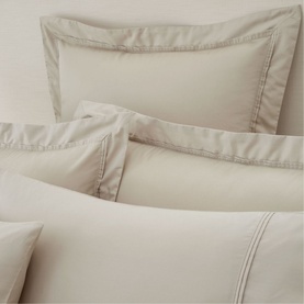 400 Thread Count Pillowcase Square Taupe