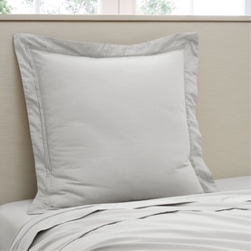500 Thread Count Square Pillowcase Silver