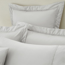 500 Thread Count Square Pillowcase Silver