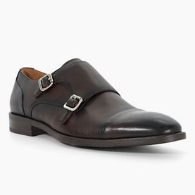 Satchin Double Buckle Monk Shoes