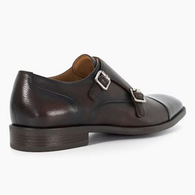 Satchin Double Buckle Monk Shoes