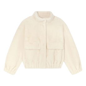 Paros Cropped Teddy Jacket