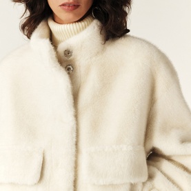 Paros Cropped Teddy Jacket