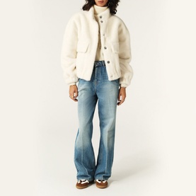 Paros Cropped Teddy Jacket