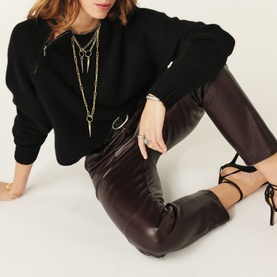 Corvy Zip Cashmere Sweater