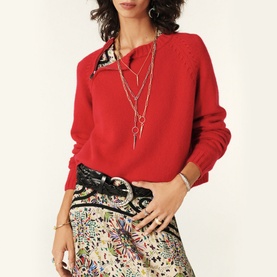 Corvy Cashmere Zip Sweater