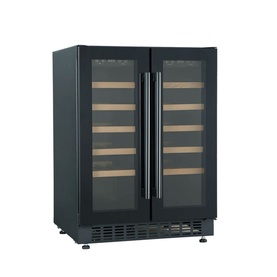 Dual Zone Wine Cooler 40 Bottles Black