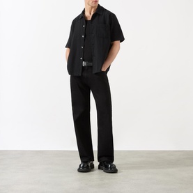 Box Patch Pocket Solid Shirt